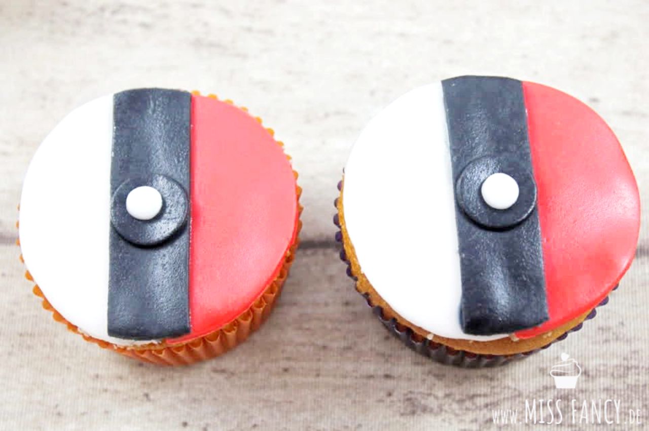 Rezept: Pokemon-Muffins mit Fondant