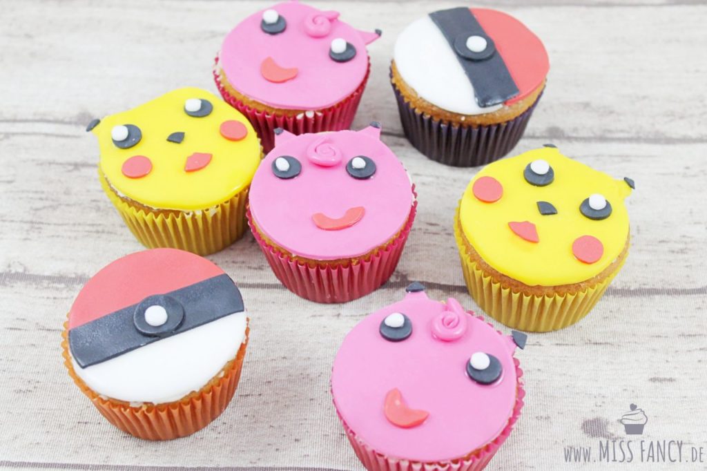 Rezept: Pokemon-Muffins mit Fondant