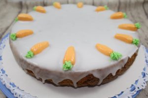 Karotten-Nuss-Kuchen diesmal glutenfrei aber besonders schmackhaft