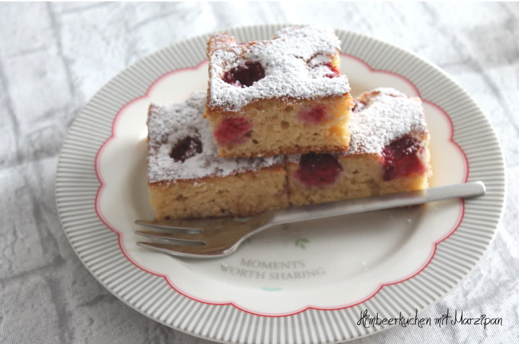 Blechkuchen Himbeeren