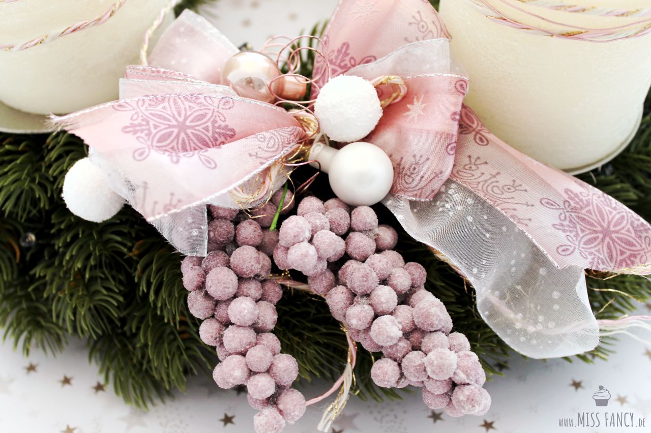 Anleitung Adventskranz basteln Advent 2016