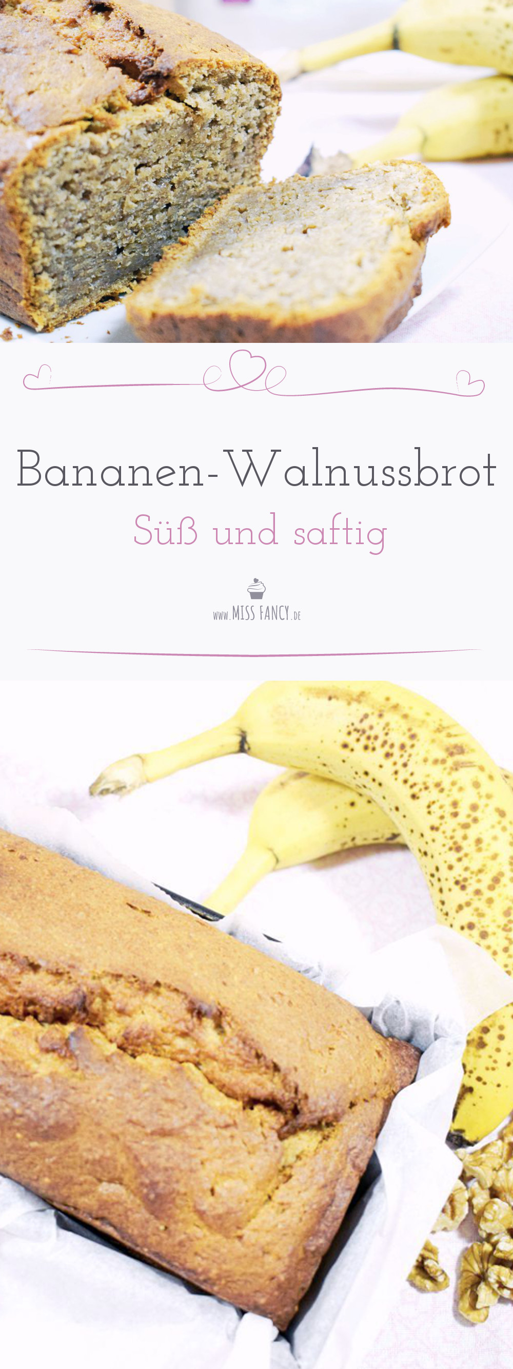 REZEPT Bananen Walnussbrot Kuchen Missfancy