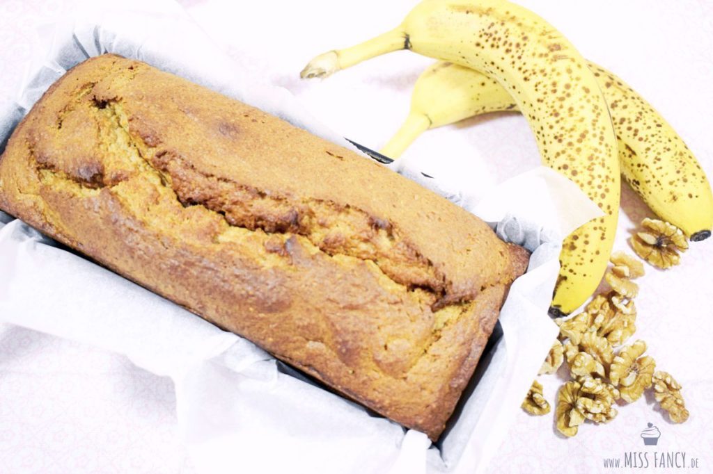 REZEPT Bananen Walnussbrot Kuchen Vegan Missfancy