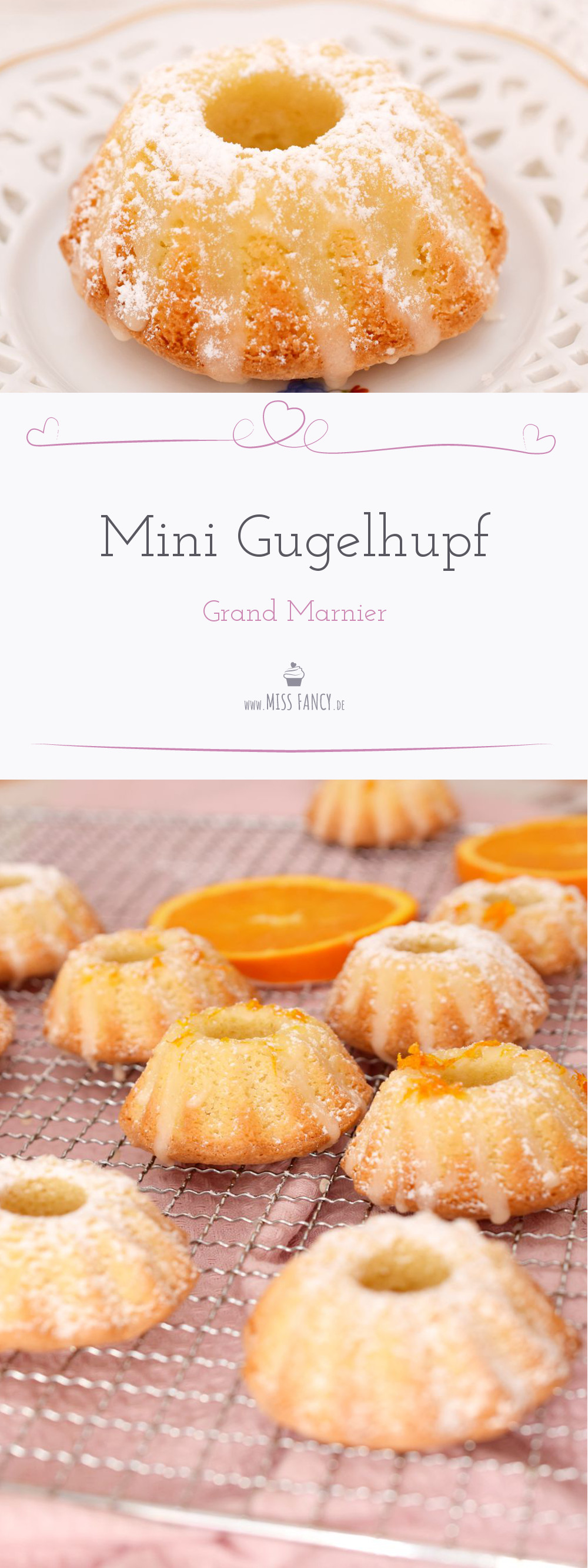 Mini Orangen Gugelhupf mit Grand Marnier