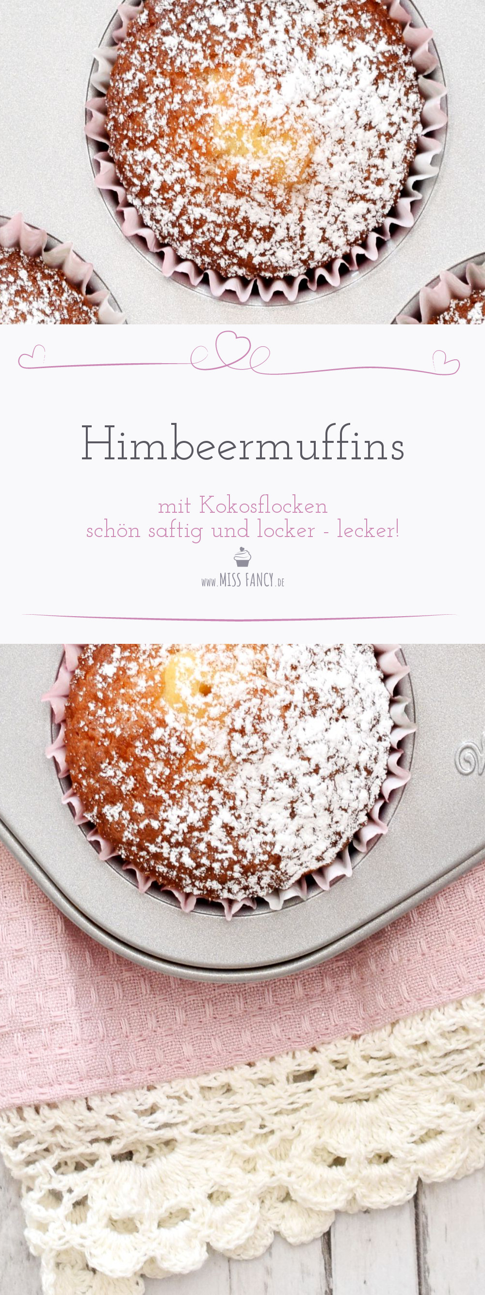 Himbeermuffins mit Kokos missfancy