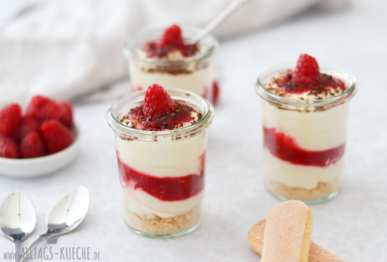 Himbeerdessert für den Sommer