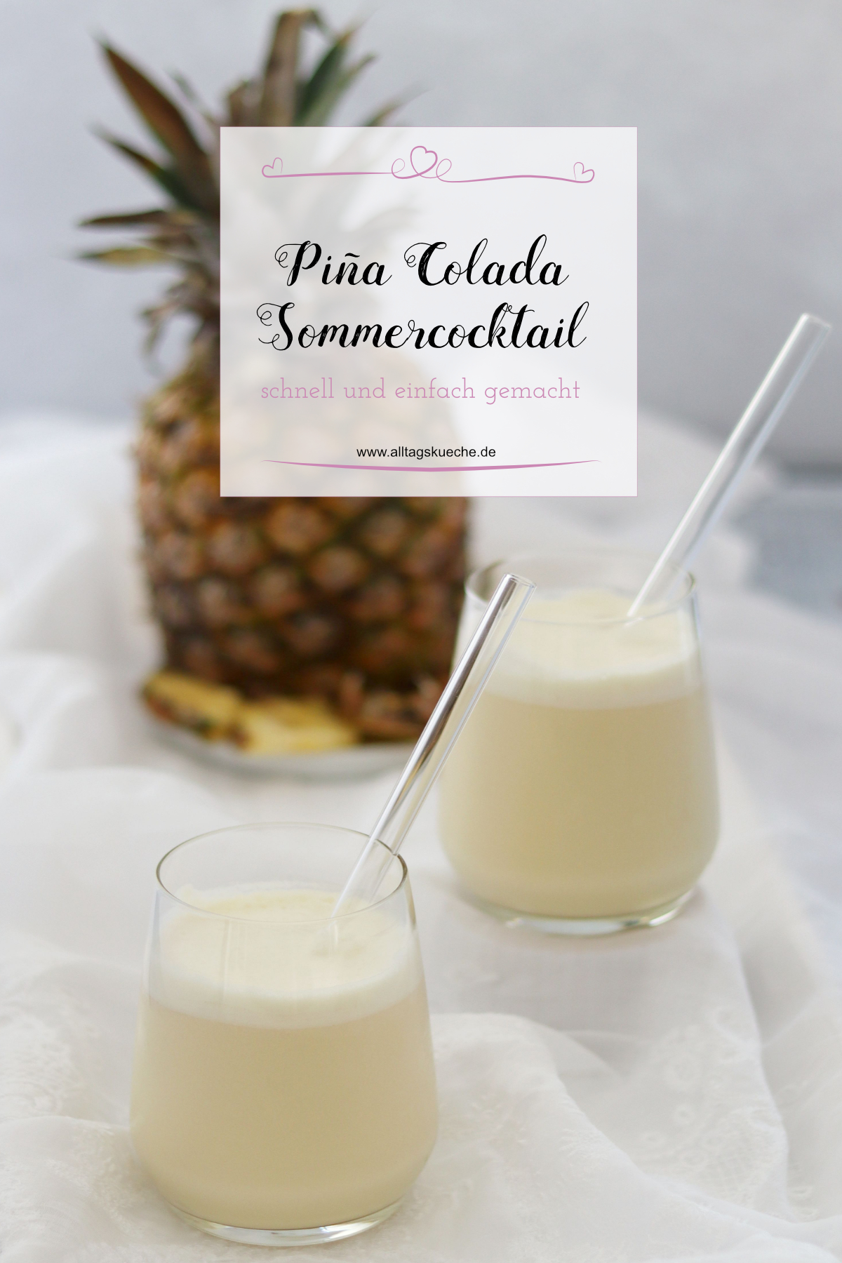 Super leckerer Piña Colada für den Sommer