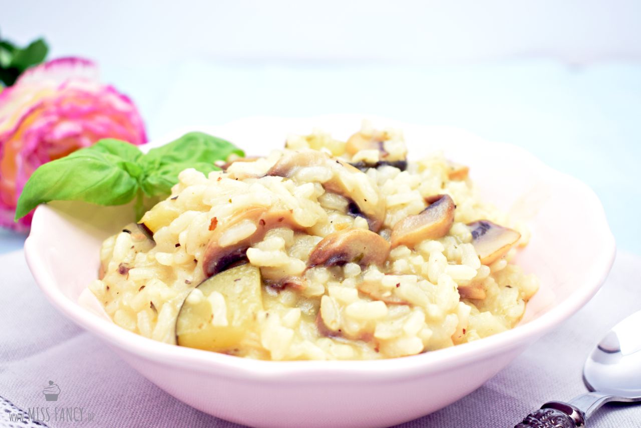 Rezept Risotto mit Champignons und Zucchini