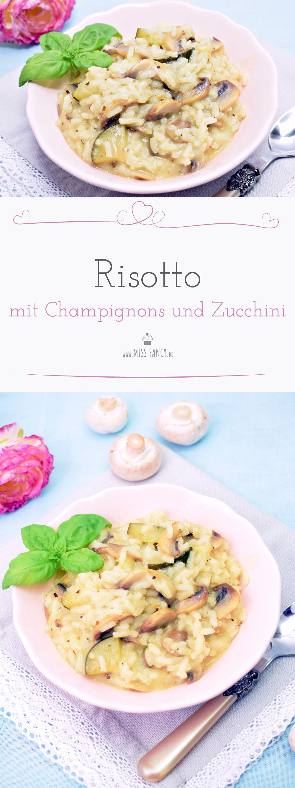 Rezept Risotto mit Champignons und Zucchini