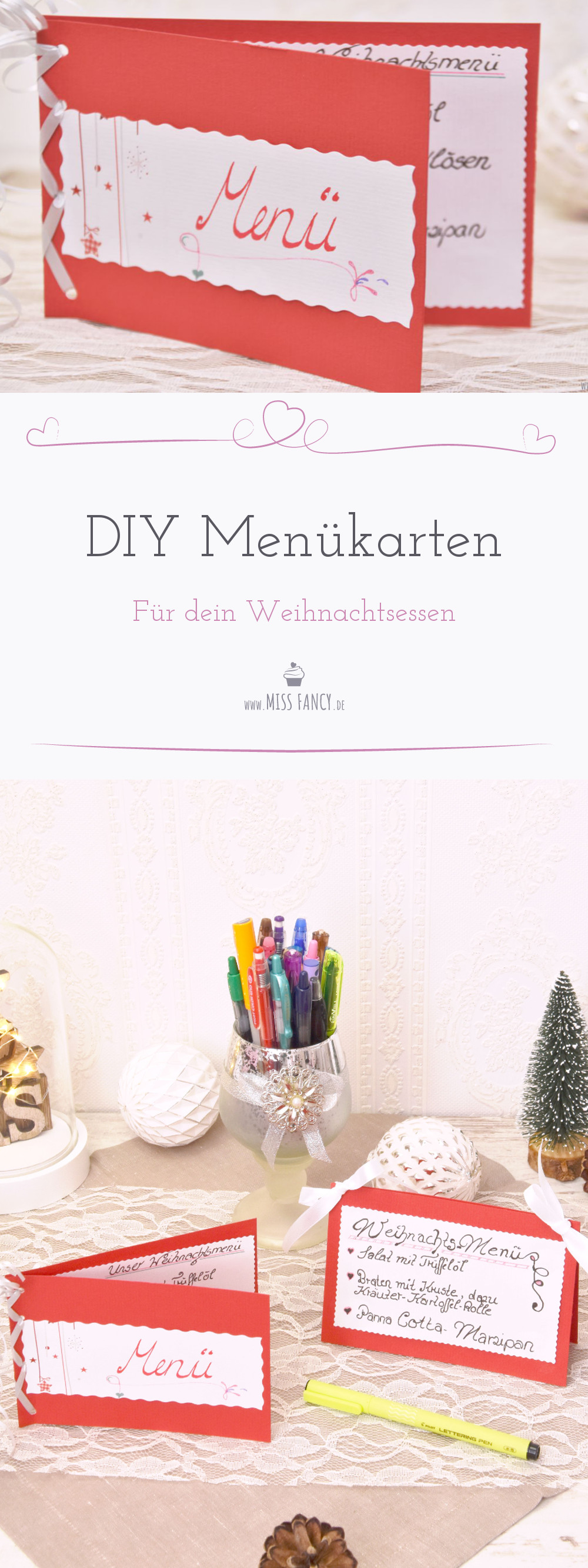 Eine Einfache Menukarte Zu Weihnachten Selbst Gestalten Miss Fancy Rezepte Fur Jeden