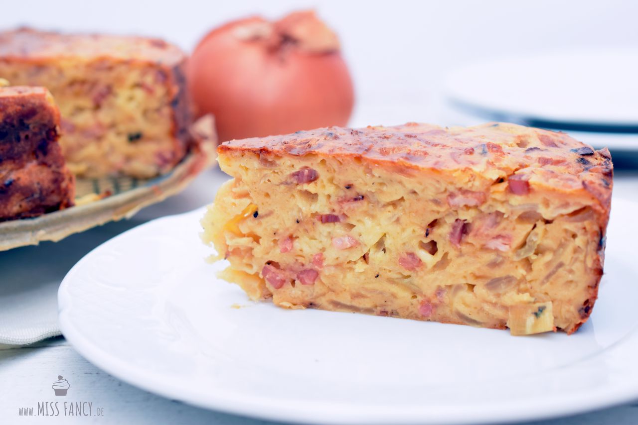 Rezept Zwiebelkuchen ohne Boden