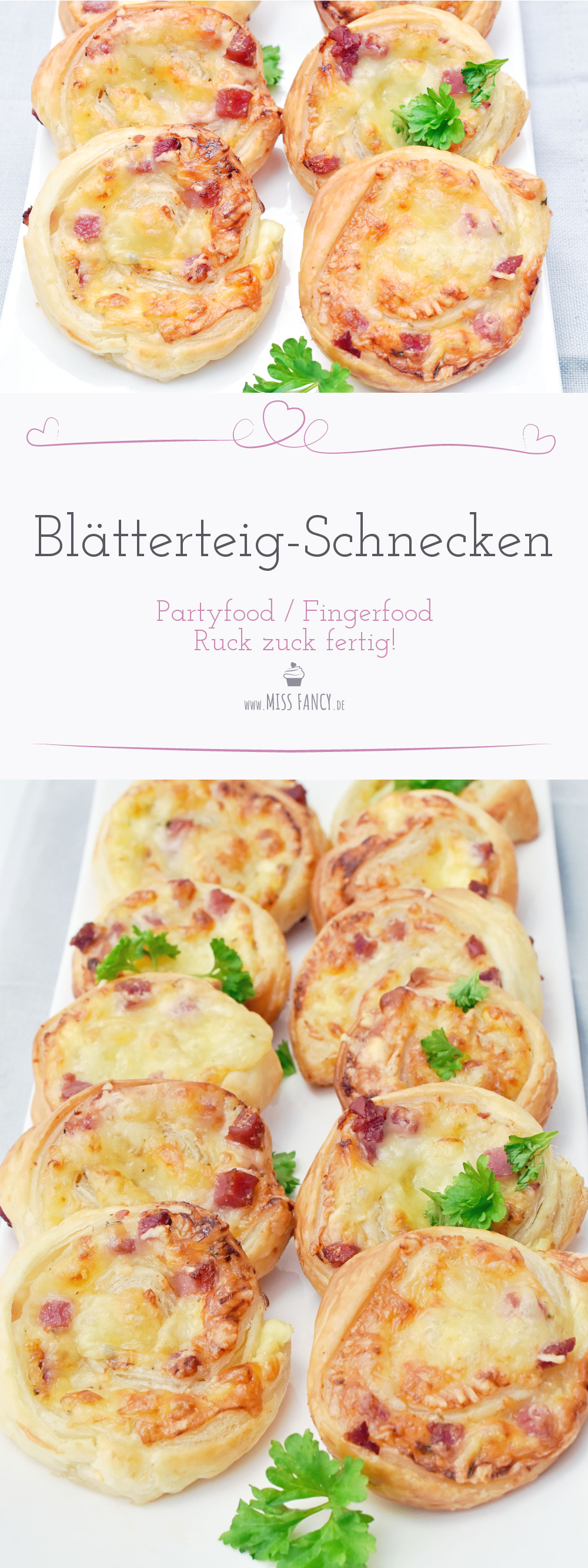 Rezept Blätterteig-Schnecken Fingerfood