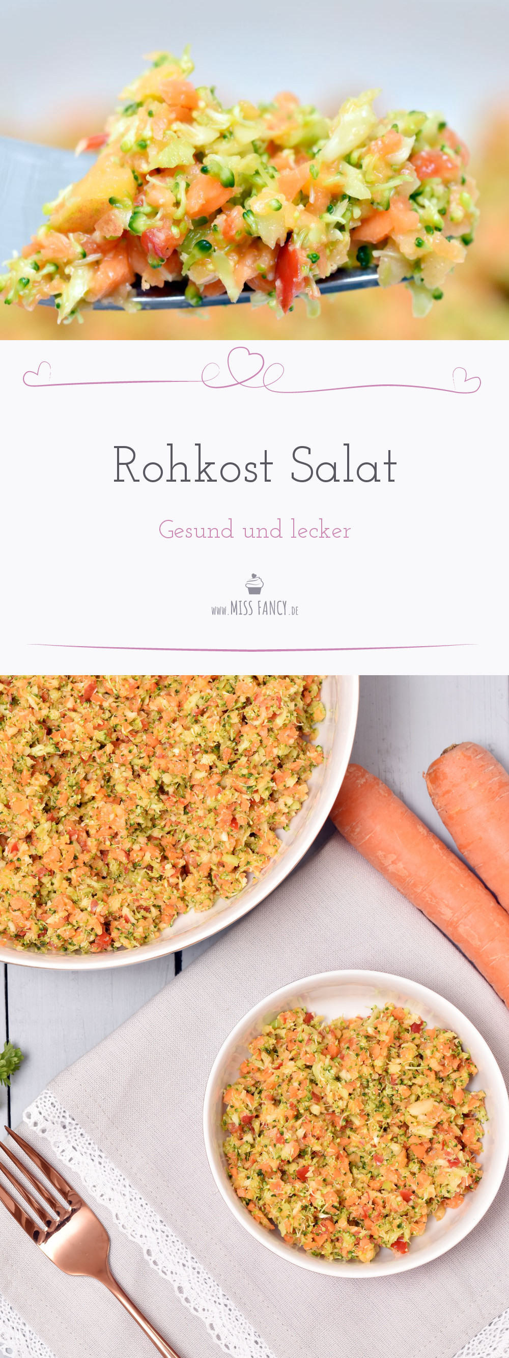 Rezept Rohkost Salat gesund und lecker