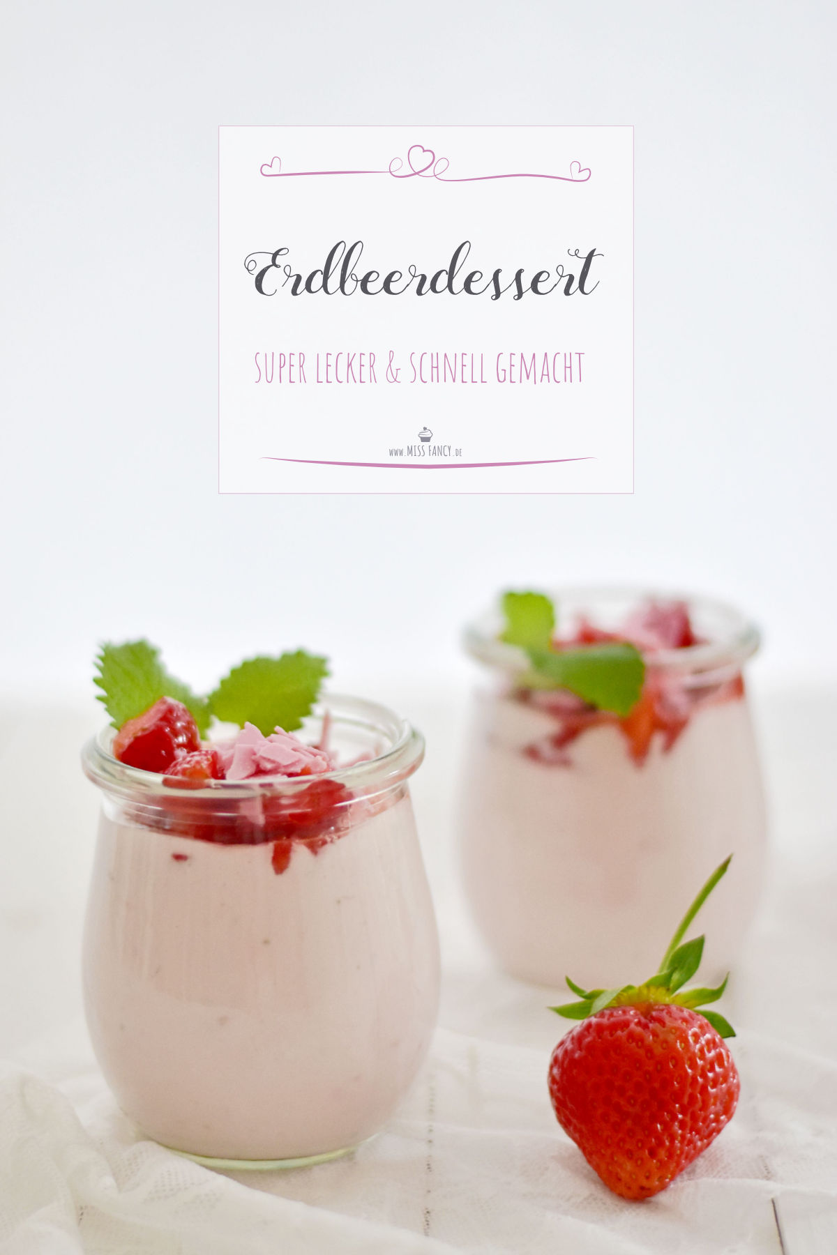 Rezept-Erdbeerdessert