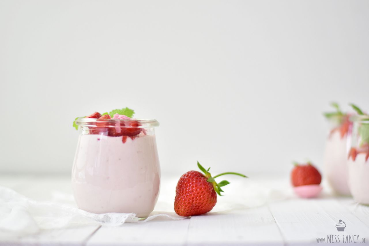 Rezept-Erdbeerdessert