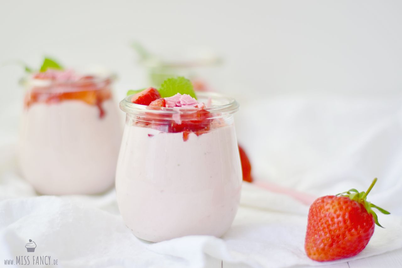 Rezept-Erdbeerdessert