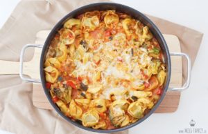 Rezept-Tortellini-Gemüsepfanne