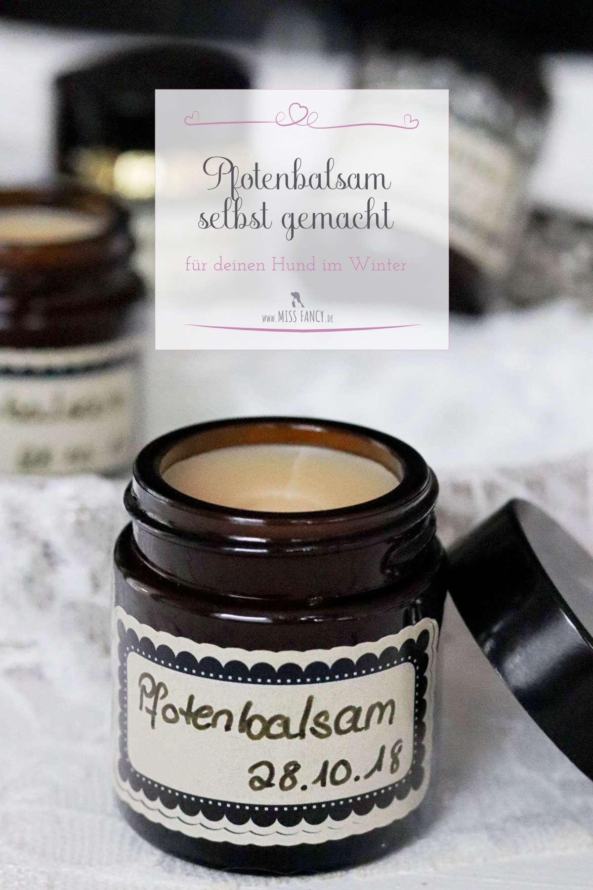 Pfotenbalsam für Hunde im Winter