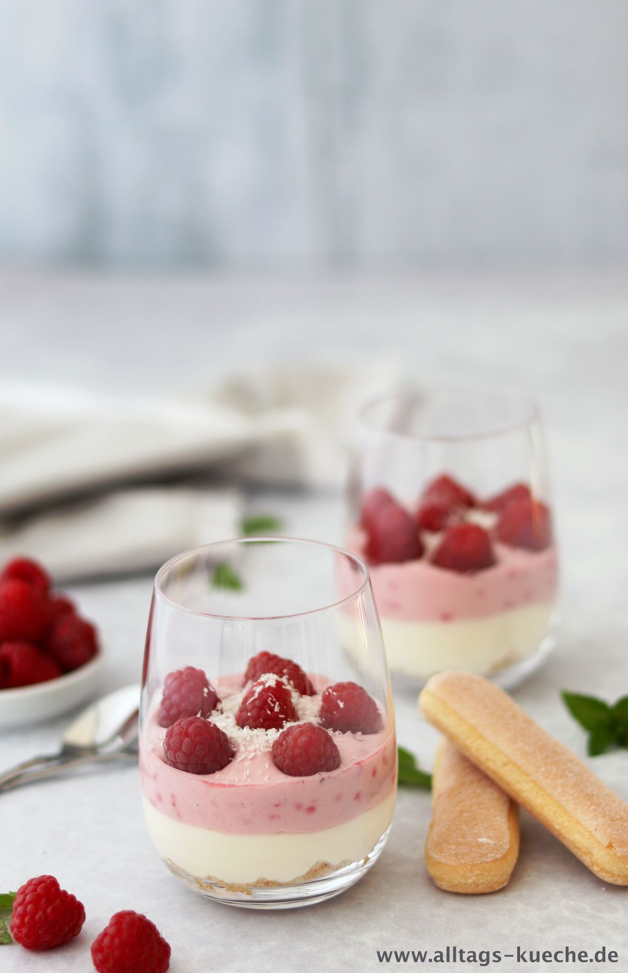 Himbeer Vanille Dessert im Glas | Miss Fancy - Rezepte für jeden Tag