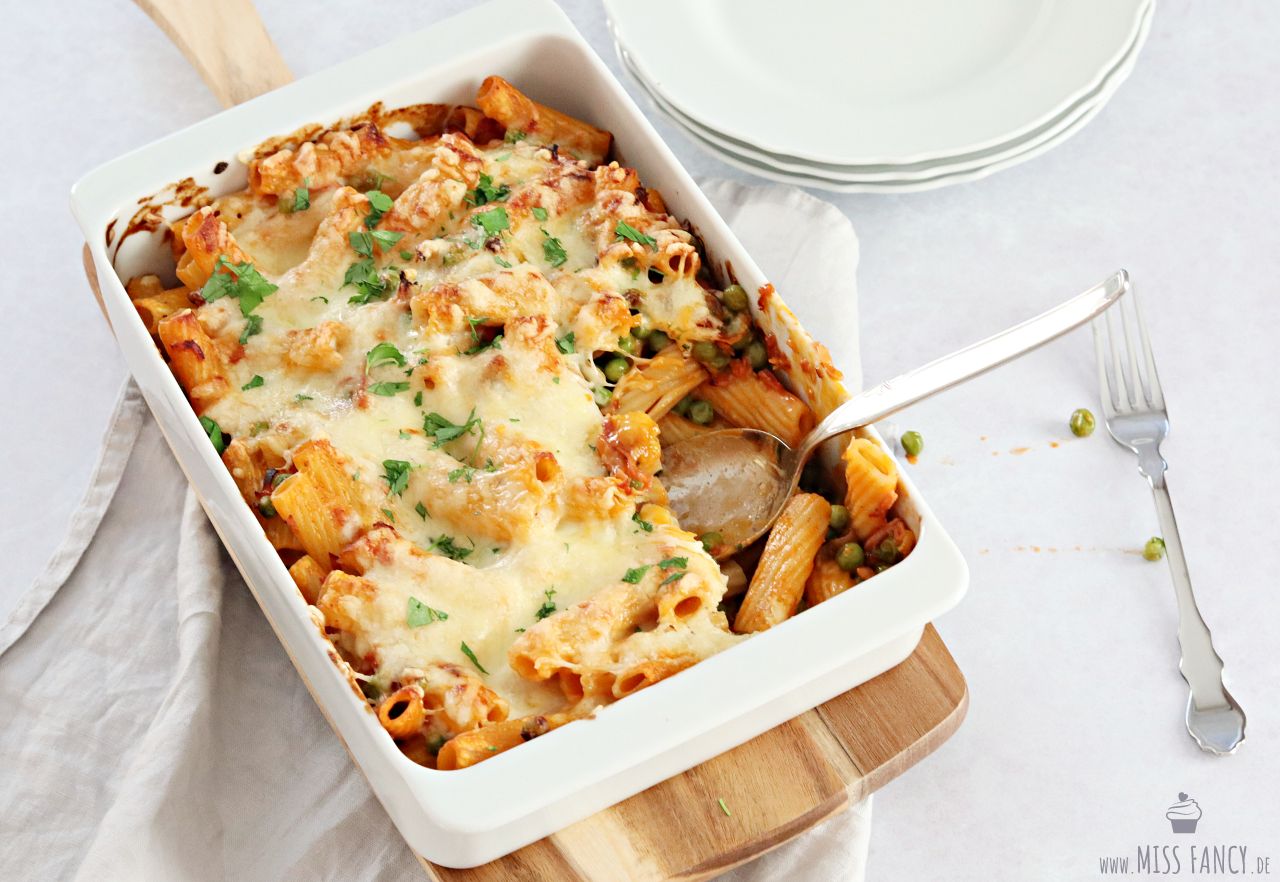 Rigatoni al forno Pasta aus dem Ofen