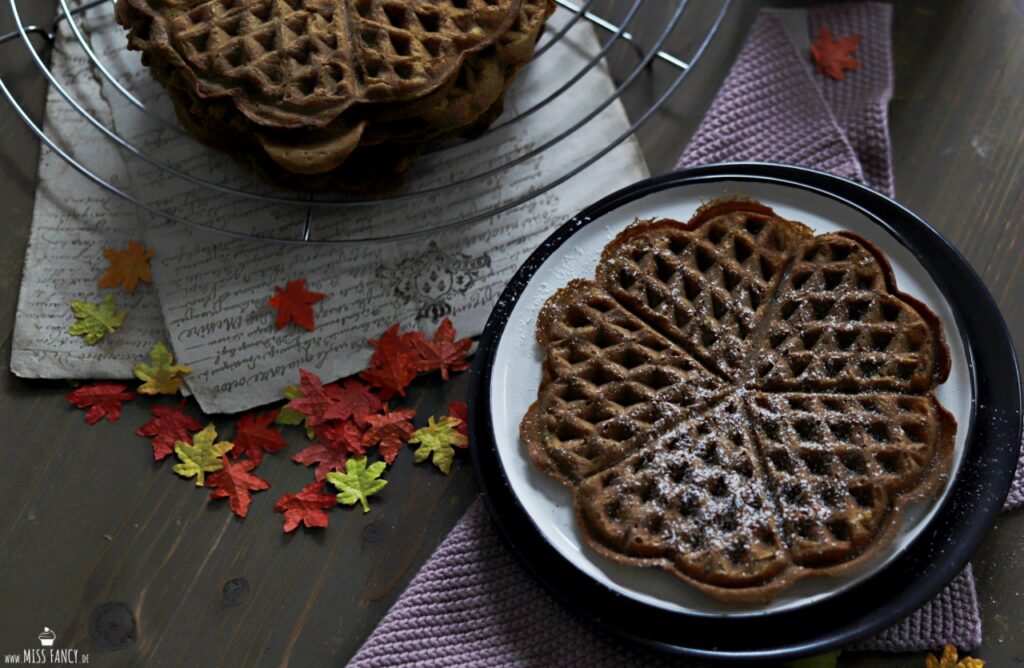 Süße Kürbiswaffeln